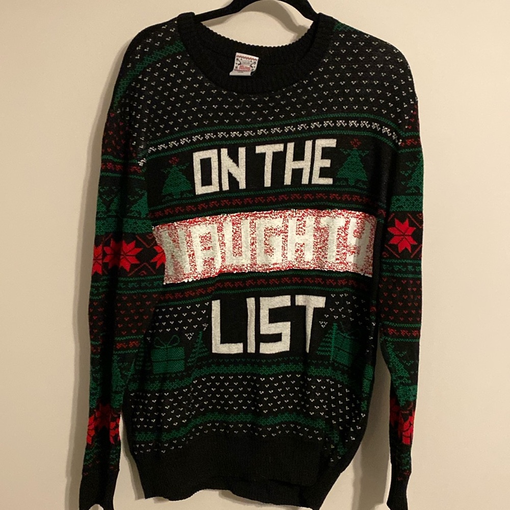 Naughty Nice Christmas sweater